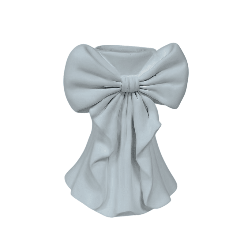 Odessa Cream Decorative Bow Vase Accessories