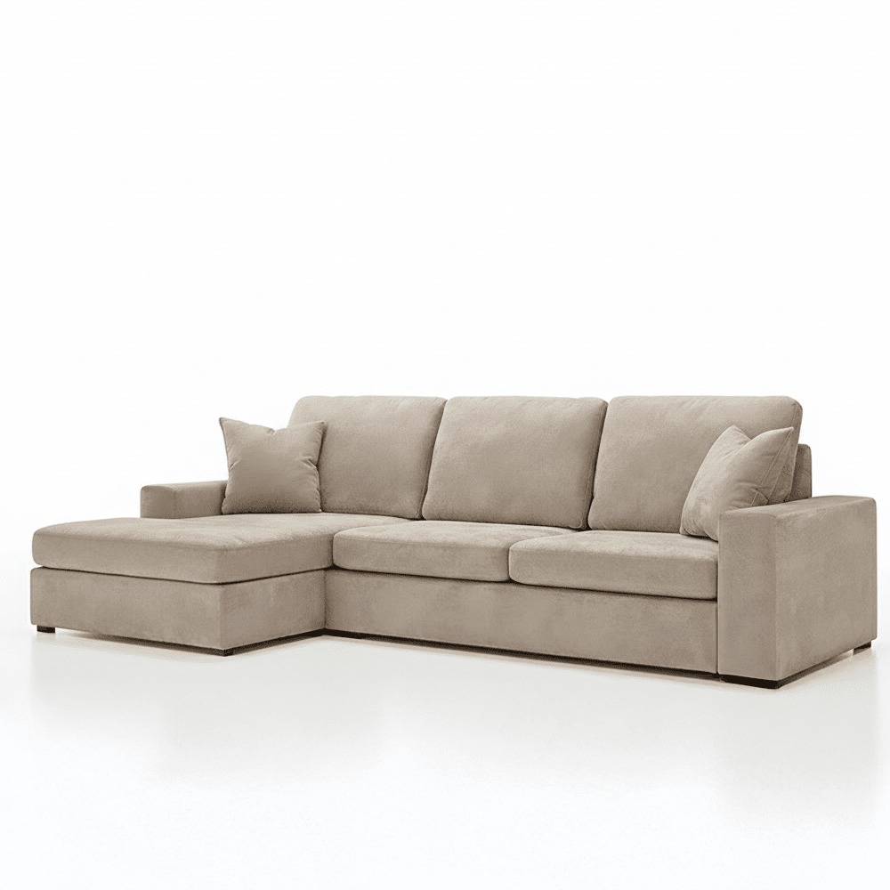 Olivia Premium Mink Sofa Range without Studs Sofa