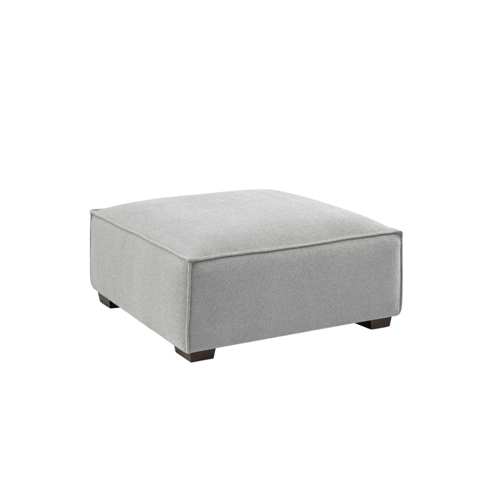 Ottilie Pebble Boucle 4 Seater Sofa with Footstool Sofa