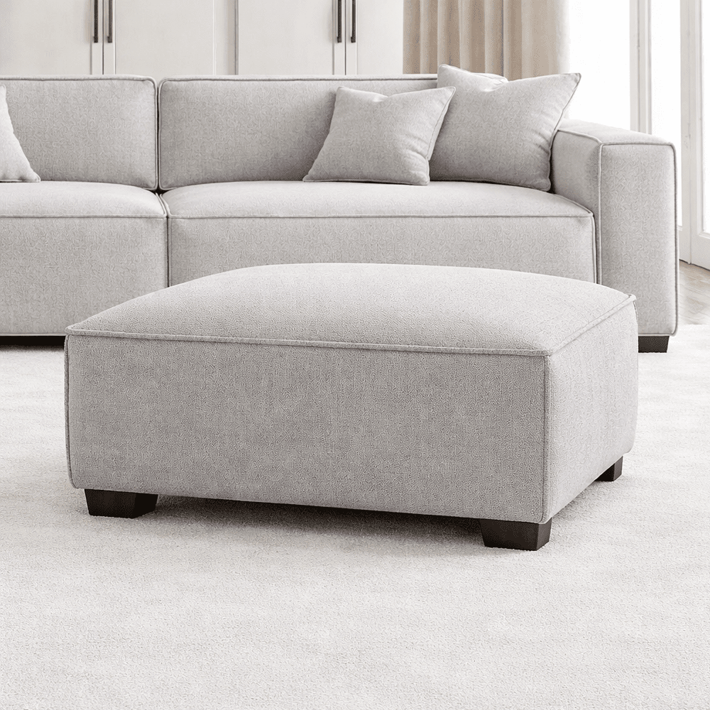 Ottilie Pebble Boucle Footstool Sofa