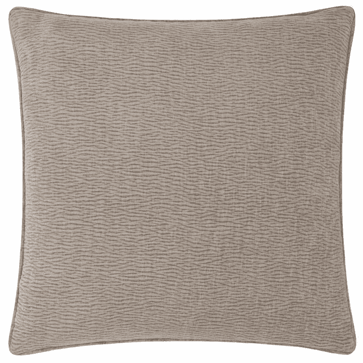 Paige Greige Woven Textured Feather Filled Cushion - 50x50cm Textiles