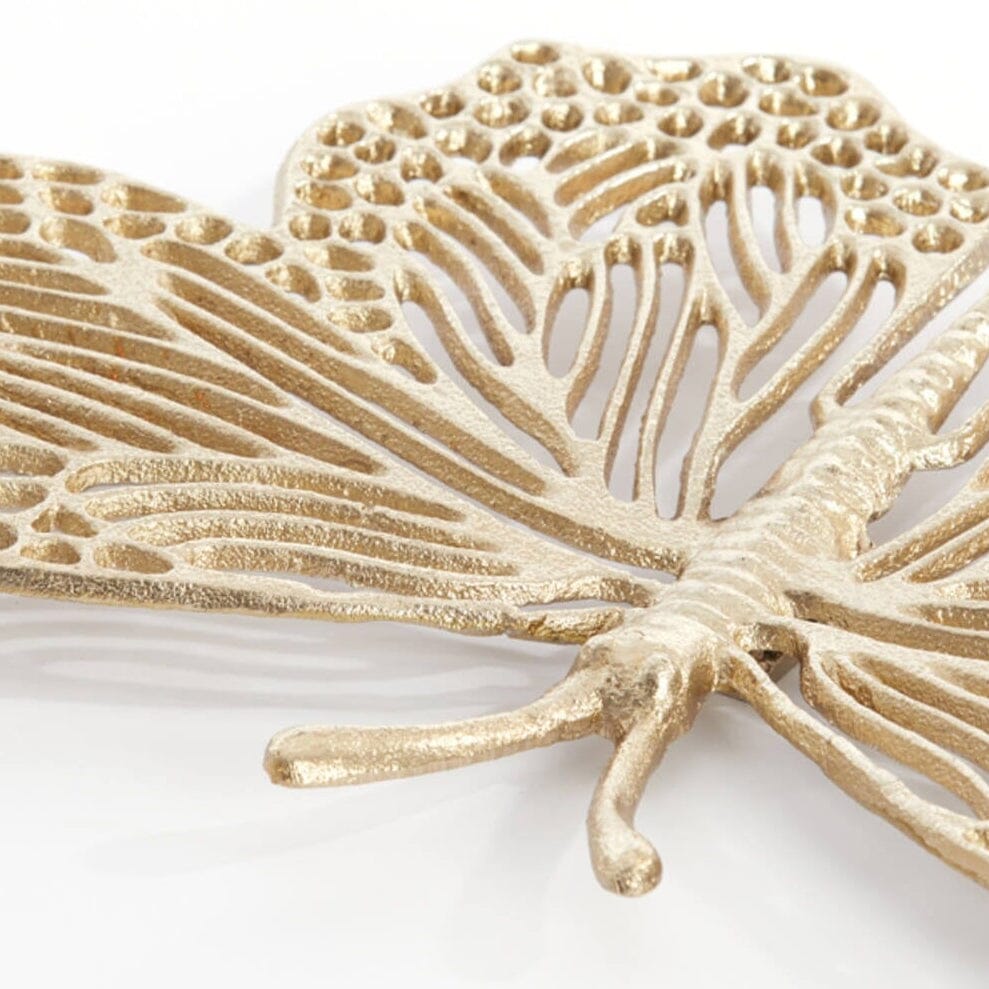 Pip Gold Butterfly Wall Ornament Accessories