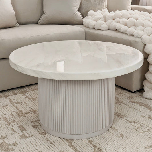 Portobello Medium Marble Coffee Table Furniture