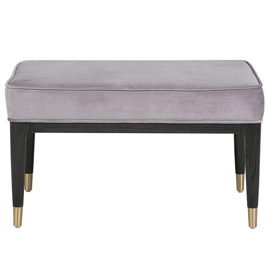 Putney Grey & Gold Dressing Table Stool Furniture