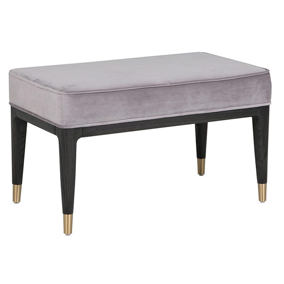 Putney Grey & Gold Dressing Table Stool Furniture