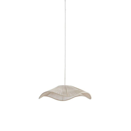Rhia Cream Woven Wavy Ceiling Light Lighting