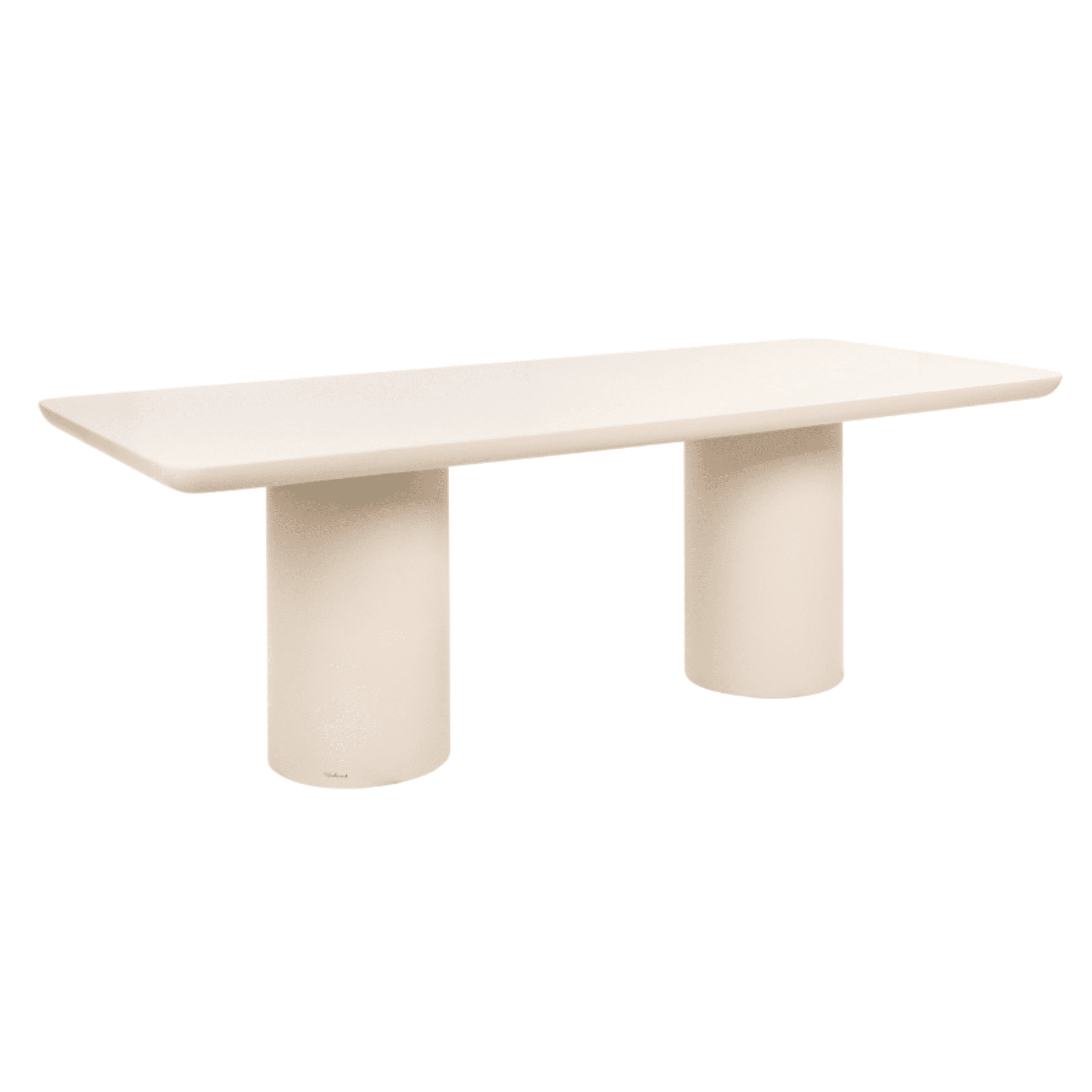 Riom Concrete Rectangular Outdoor Dining Table Outdoor