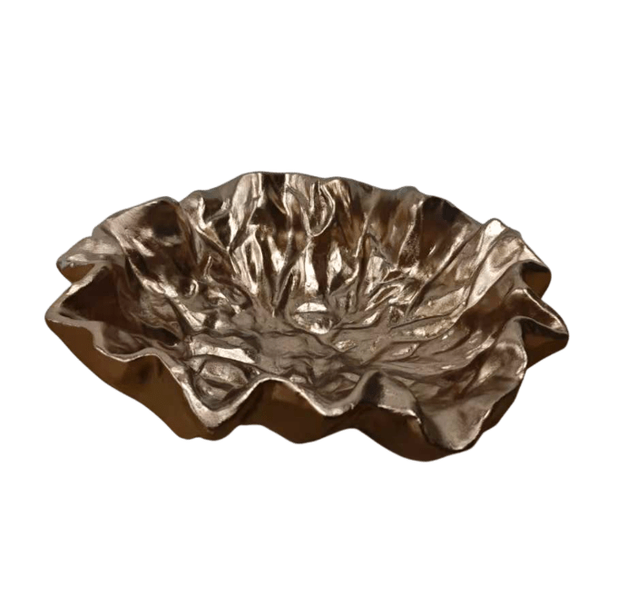 Riselle Bronze Abstract Decorative Dish Accessories