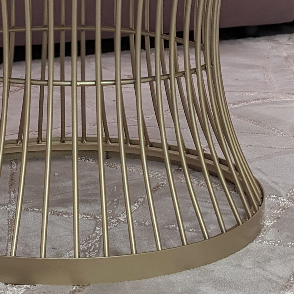 Rothbury Champagne & White Round Coffee Table Furniture