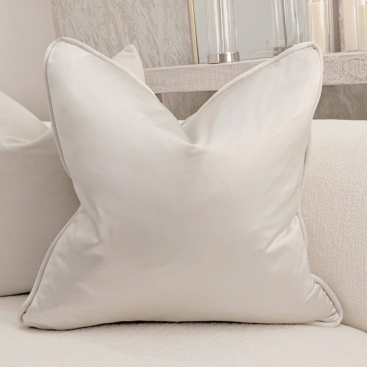 Serena Silk Satin Cushion 50x50cm Rowen Homes