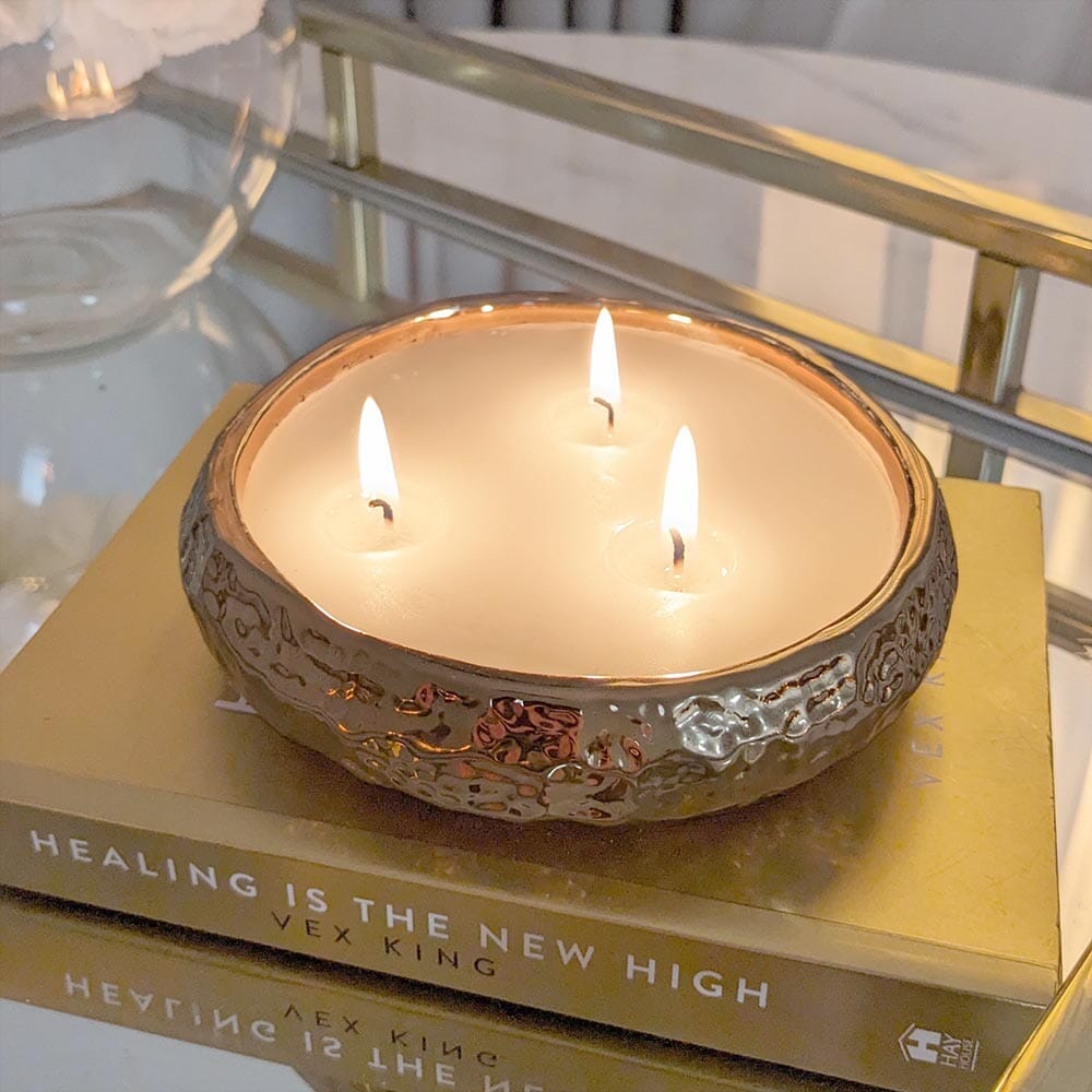 Set of 2 Aeolian Bronze Candles Fragrance