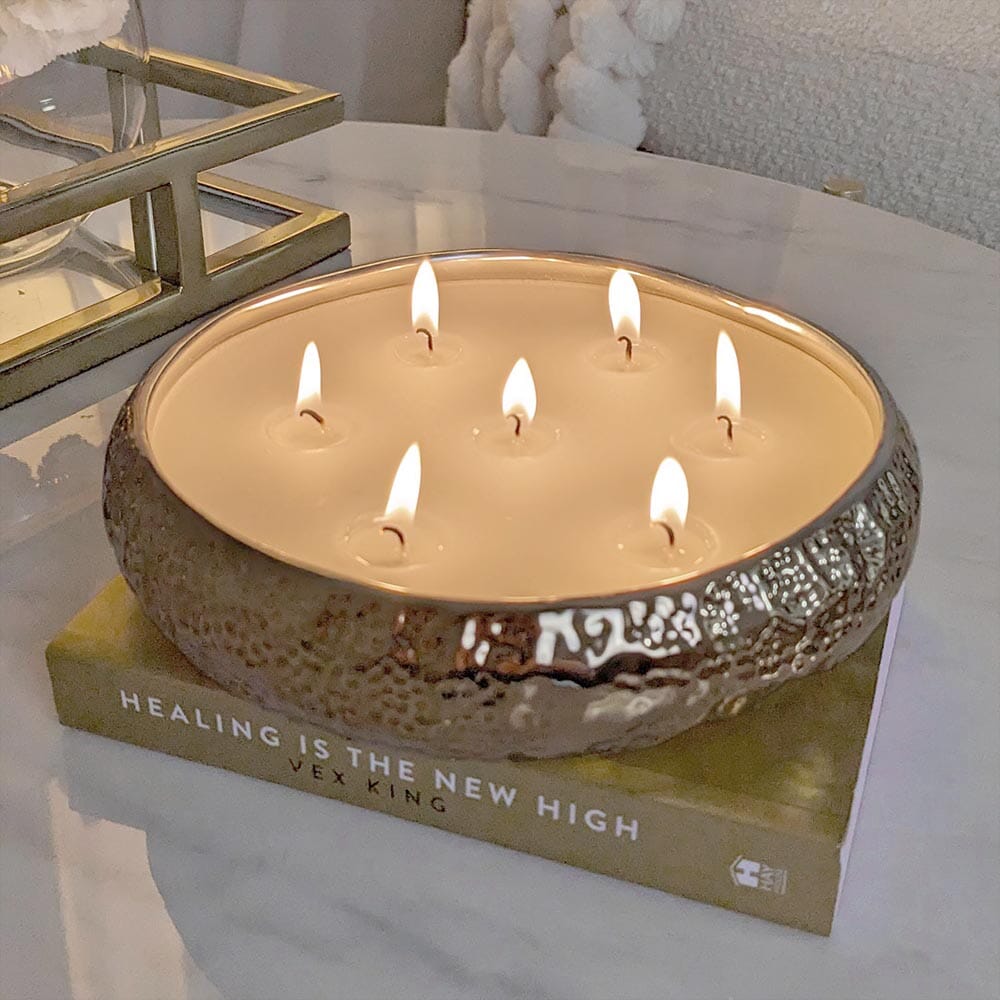 Set of 2 Aeolian Bronze Candles
