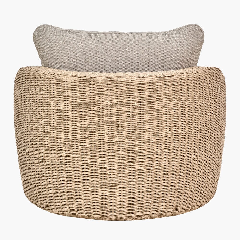 Sevilla Natural Wicker Outdoor Lounge Chair Outdoor