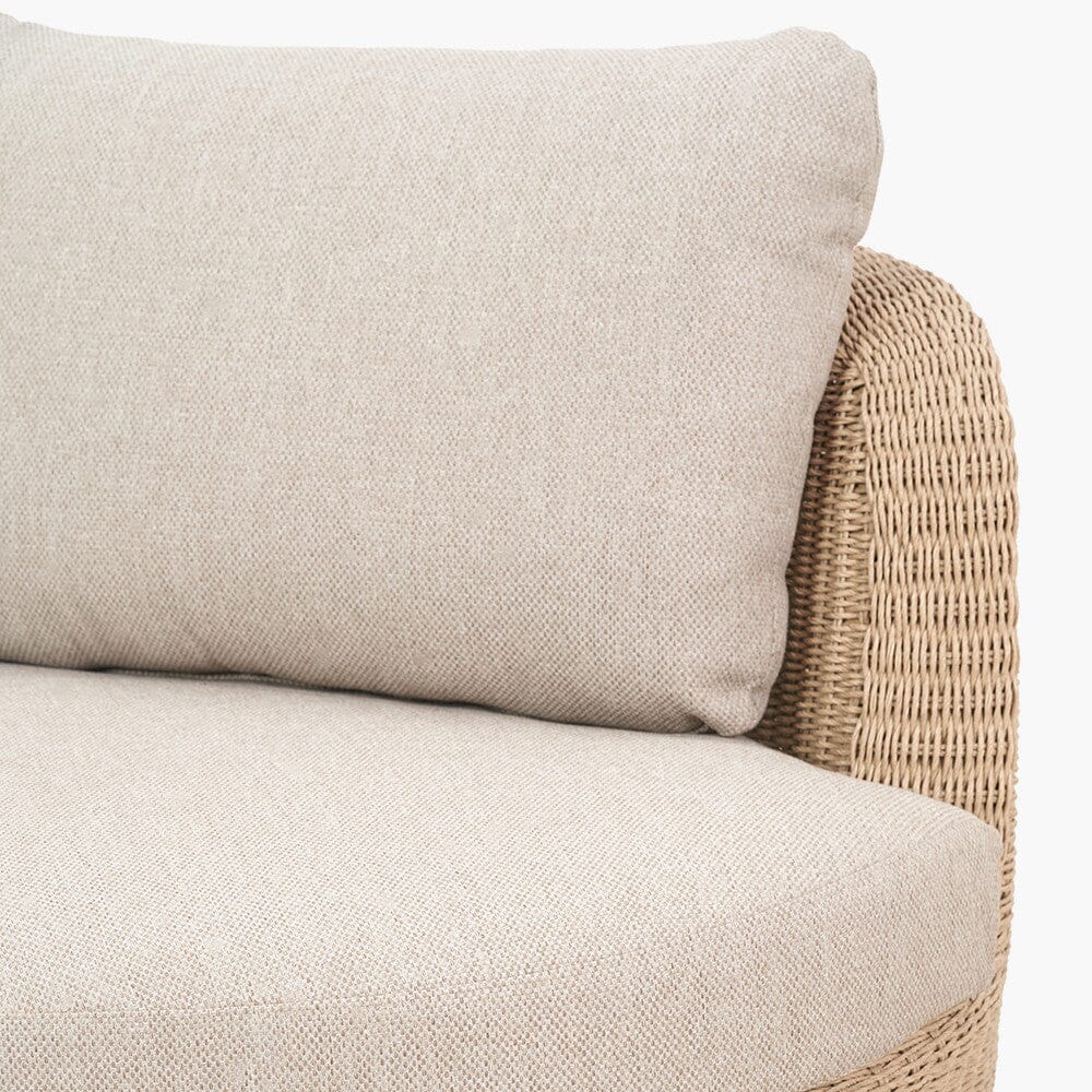 Sevilla Natural Wicker Outdoor Lounge Chair Outdoor