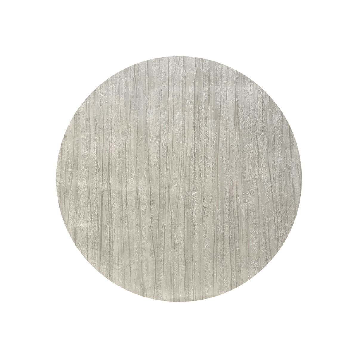 Shay Cream Metallic Linear Patterned Wallpaper Sample Sample