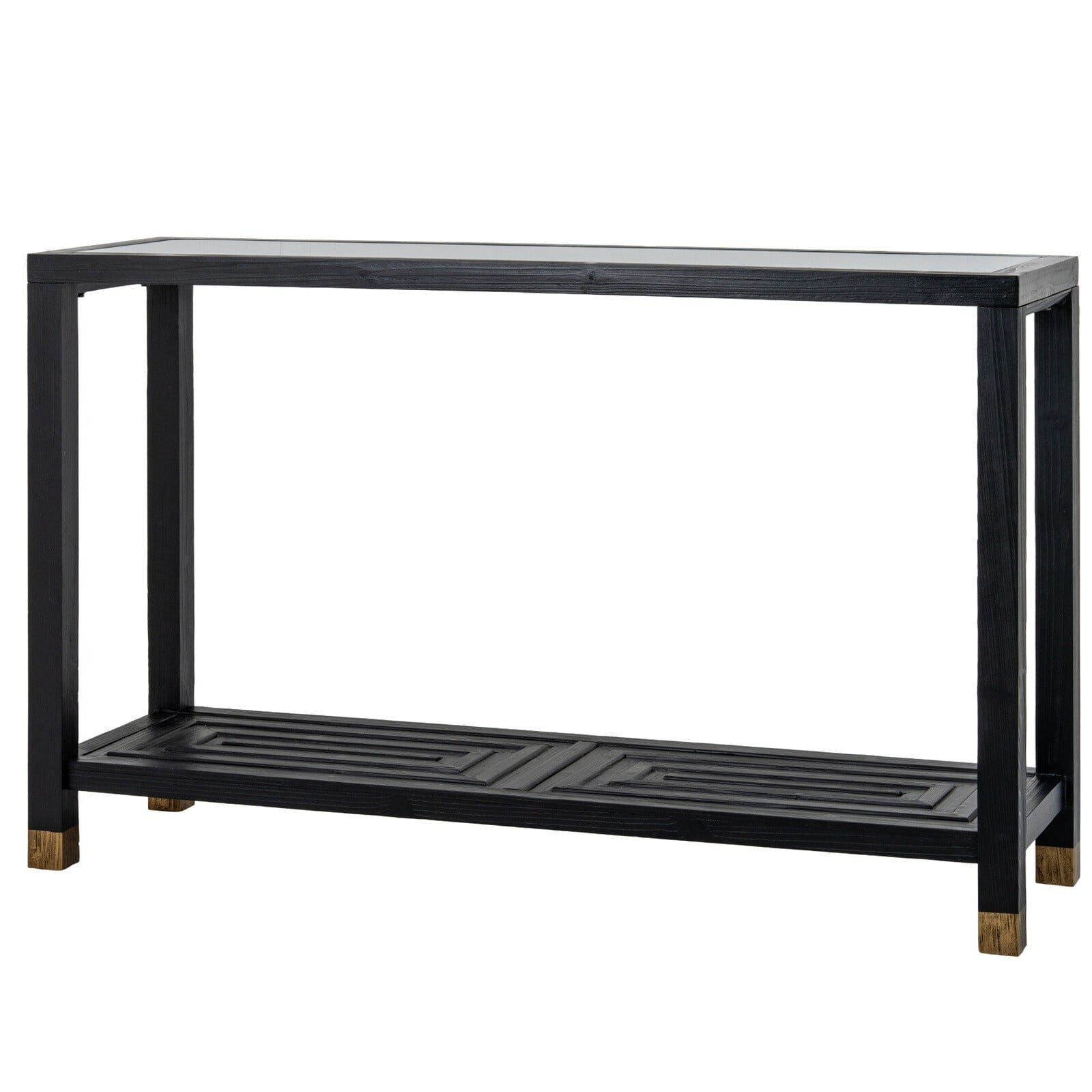 Shelin Black Console Table Furniture