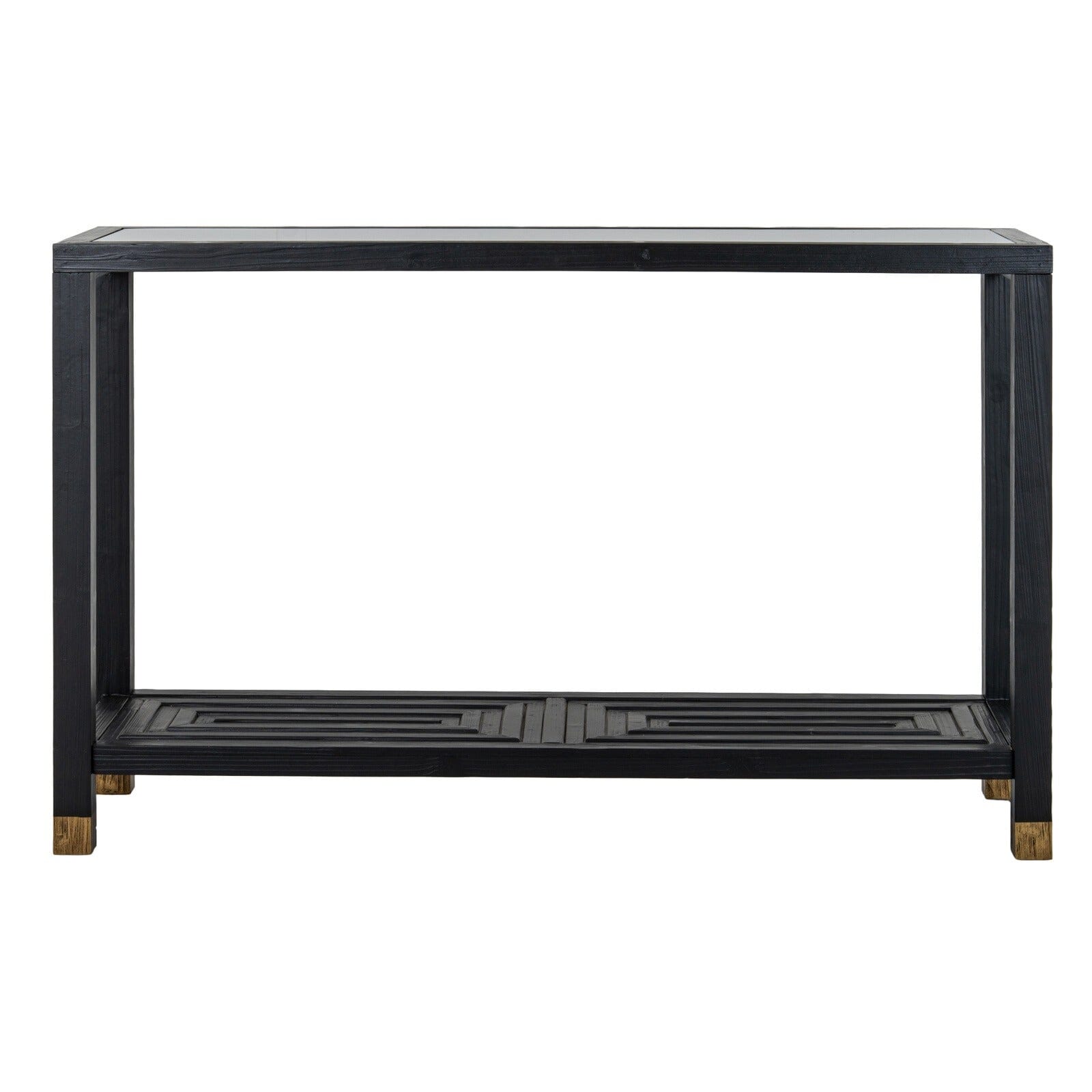 Shelin Black Console Table Furniture