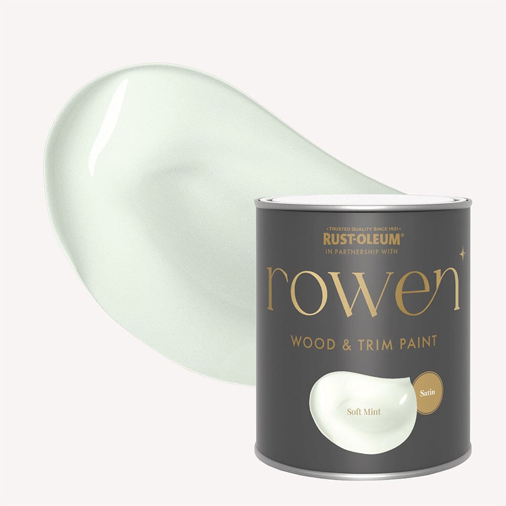 Soft Mint Satin Wood & Trim Paint - 750ml Home Improvement