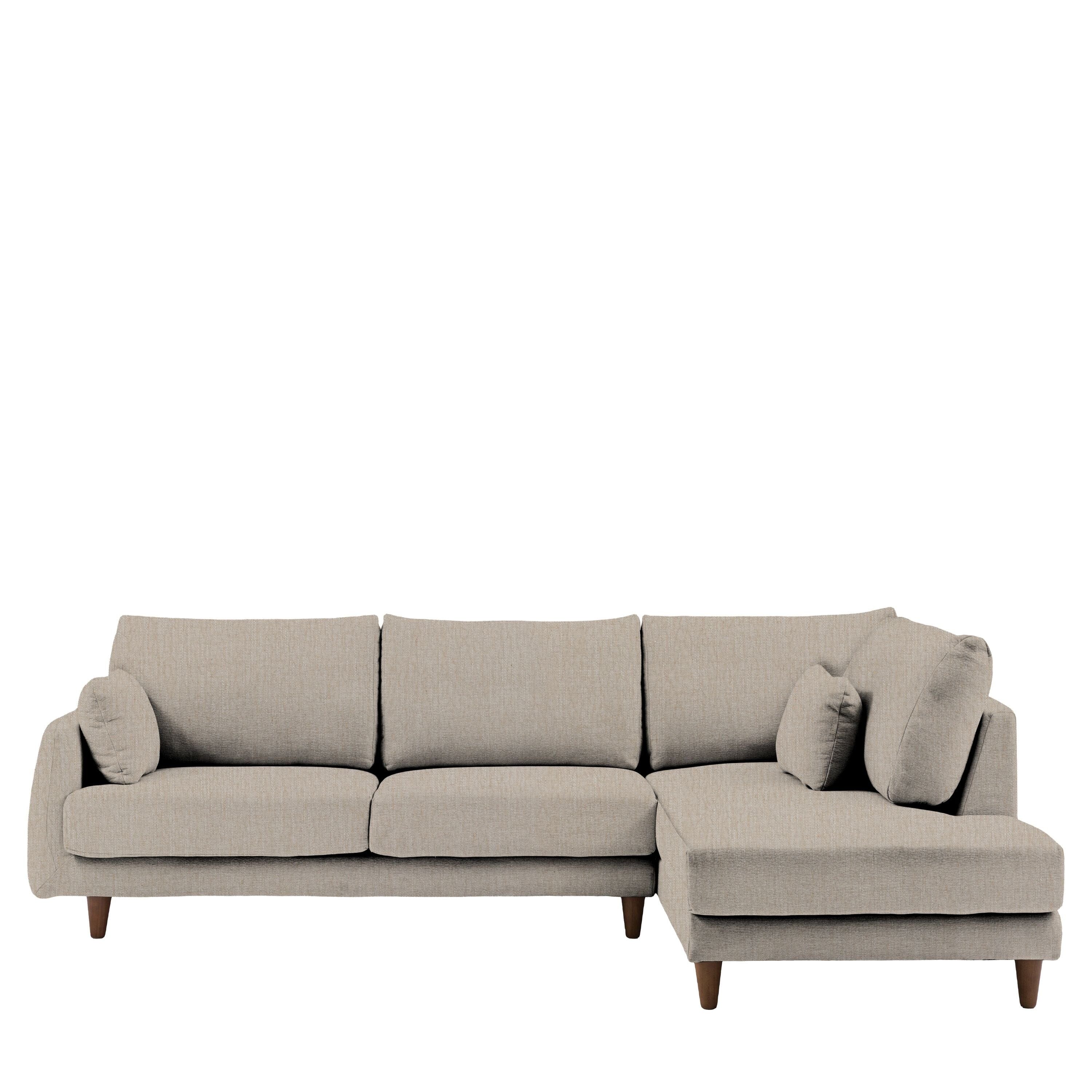 Solace Oatmeal Right Hand Facing Chaise End Sofa Sofa