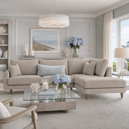 Solace Oatmeal Right Hand Facing Chaise End Sofa Sofa