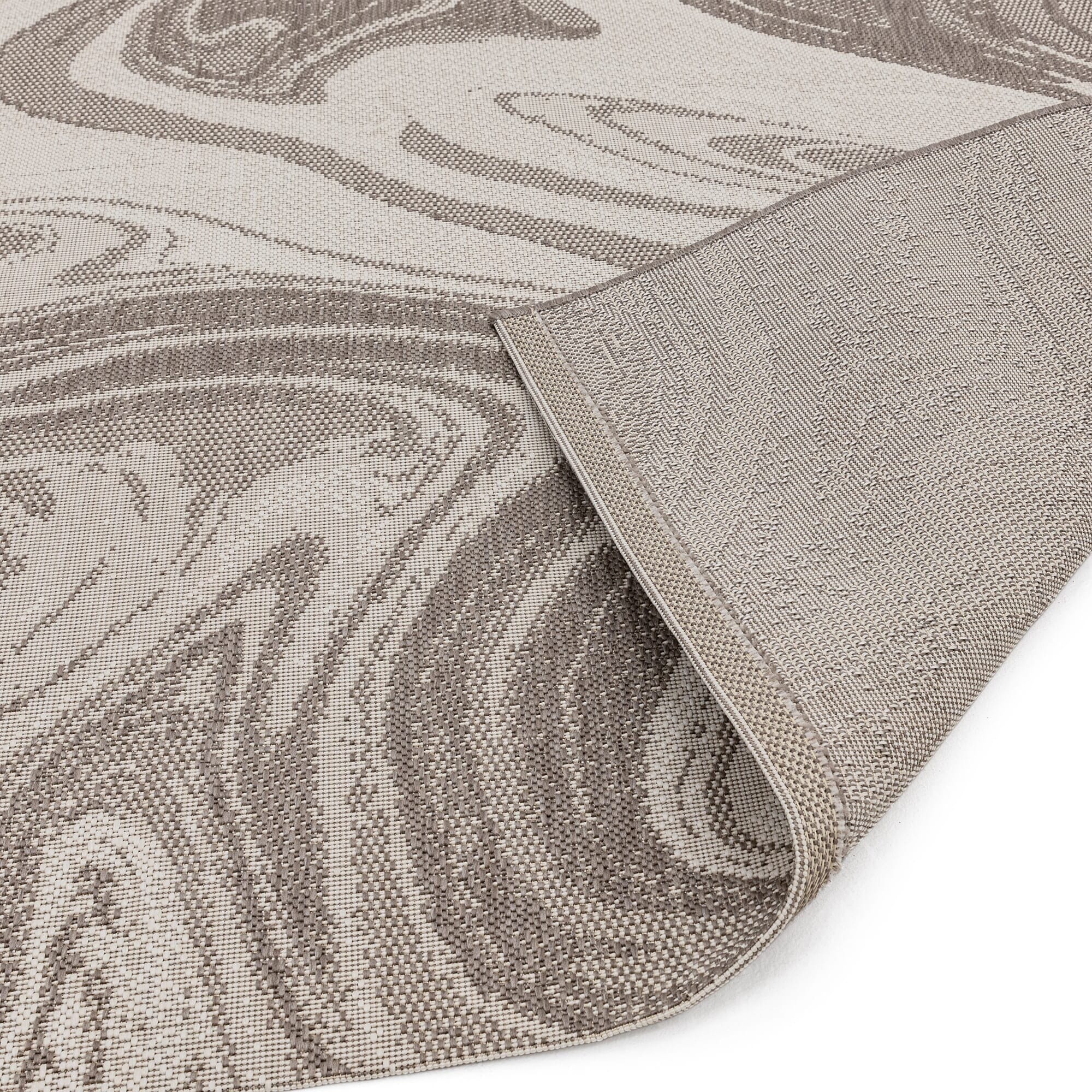 Soller Grey Marble Pattern Indoor Outdoor Rug Textiles