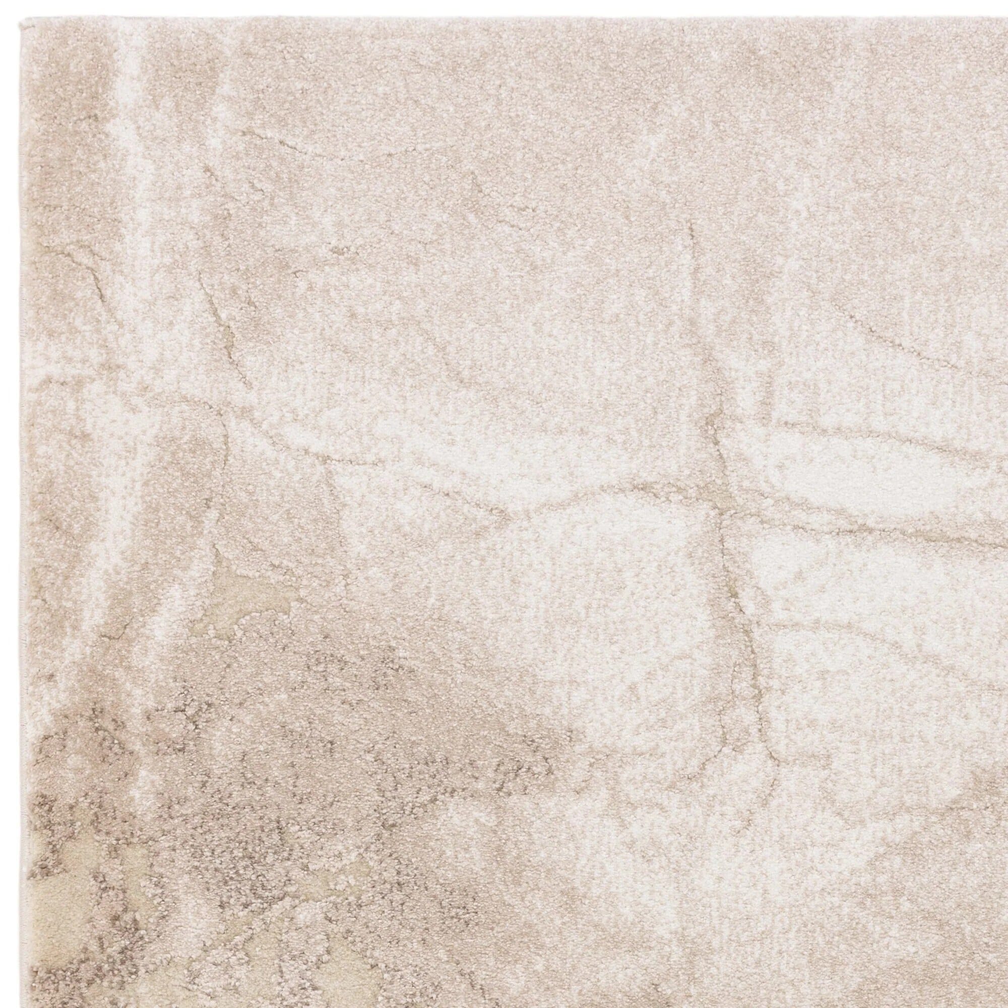 Terrena Beige & Cream Abstract Rug