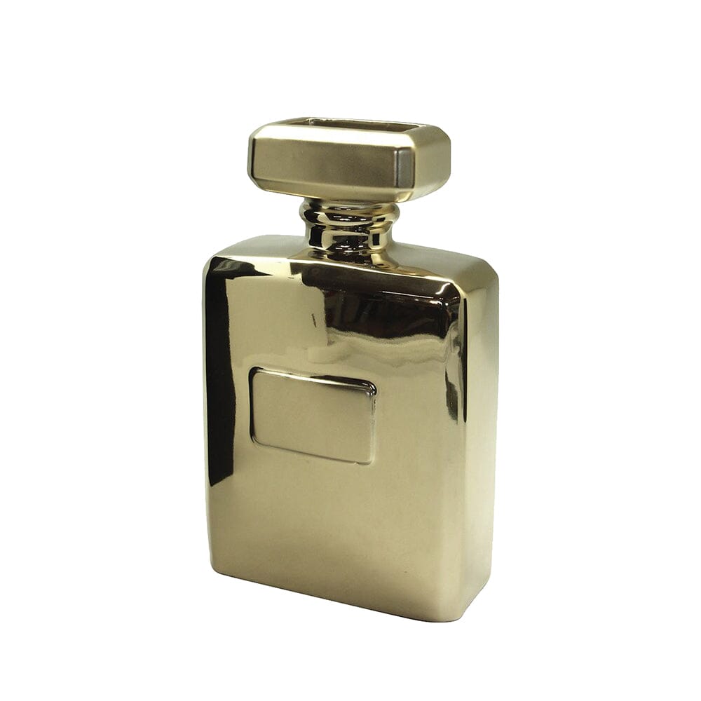 Tilly Gold Perfume Bottle Decorative Vase Accessories