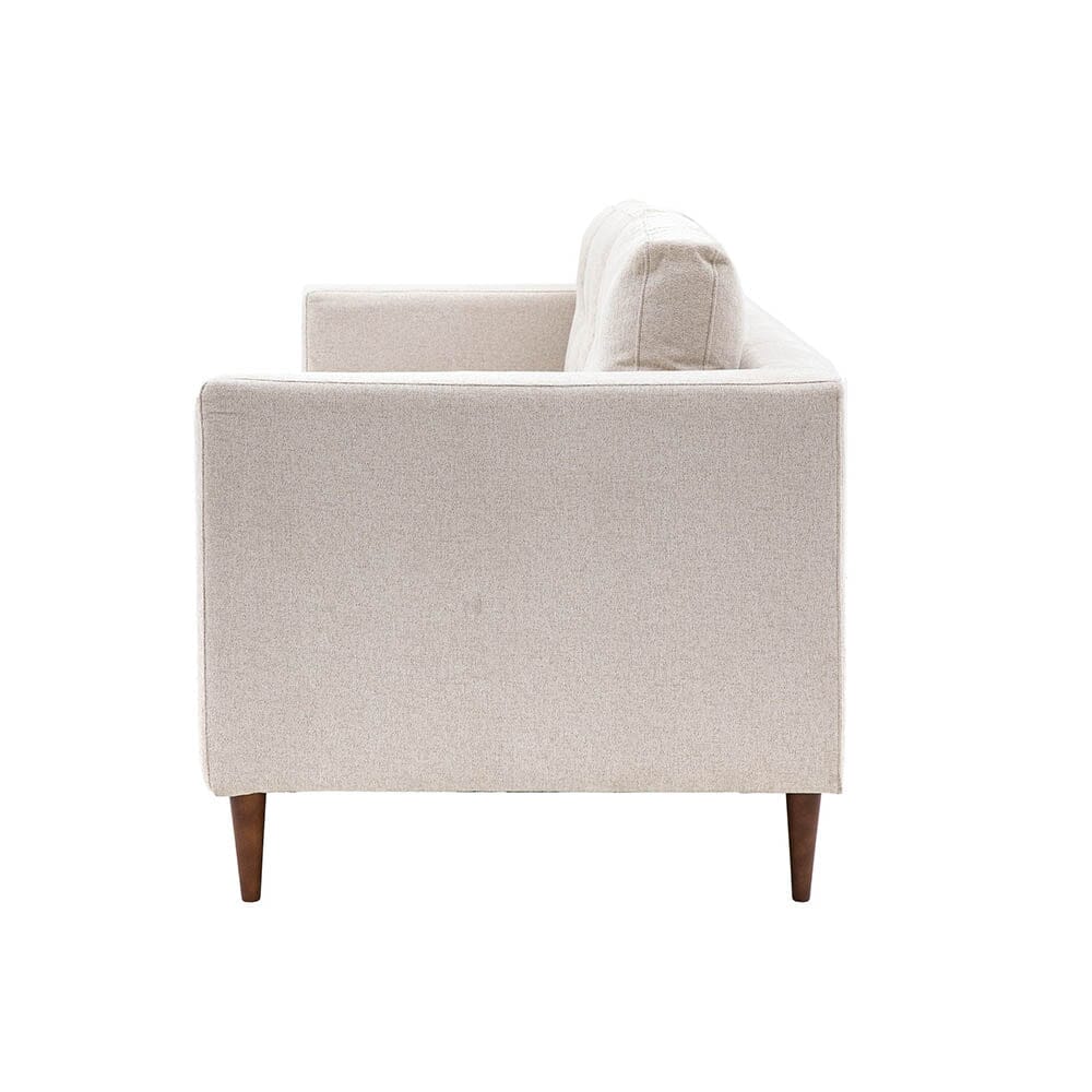 Tilly Grey Textured 3 Seater Buttoned Back Sofa Sofa
