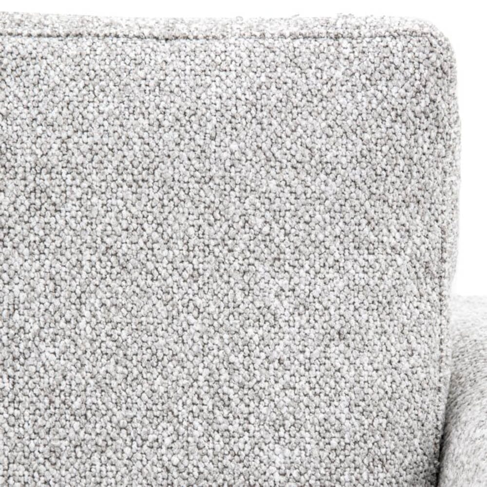 Tilly Grey Textured 3 Seater Buttoned Back Sofa Sofa