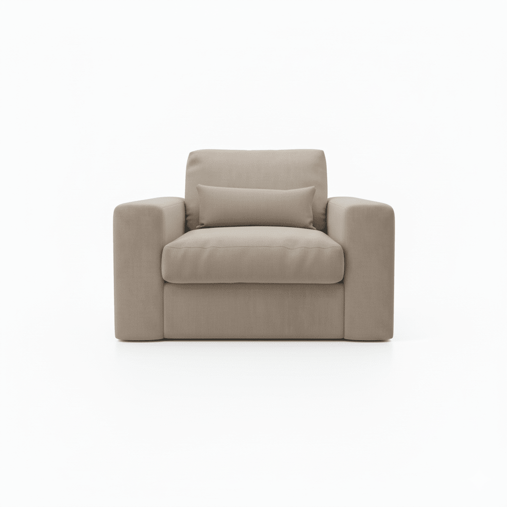 Tribeca Mink Velvet Love Seat Sofa