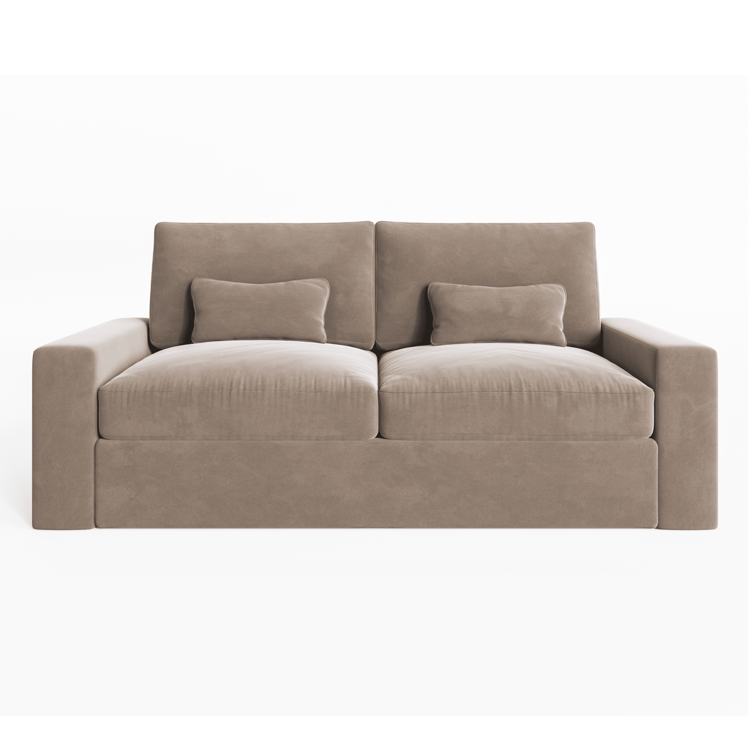 Tribeca Mink Velvet Sofa Range Sofa 3 Seater Sofa