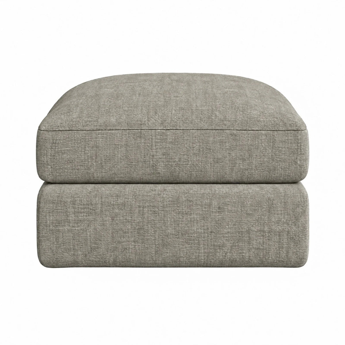Tribeca Warm Grey Large U Shape Footstool Sofa