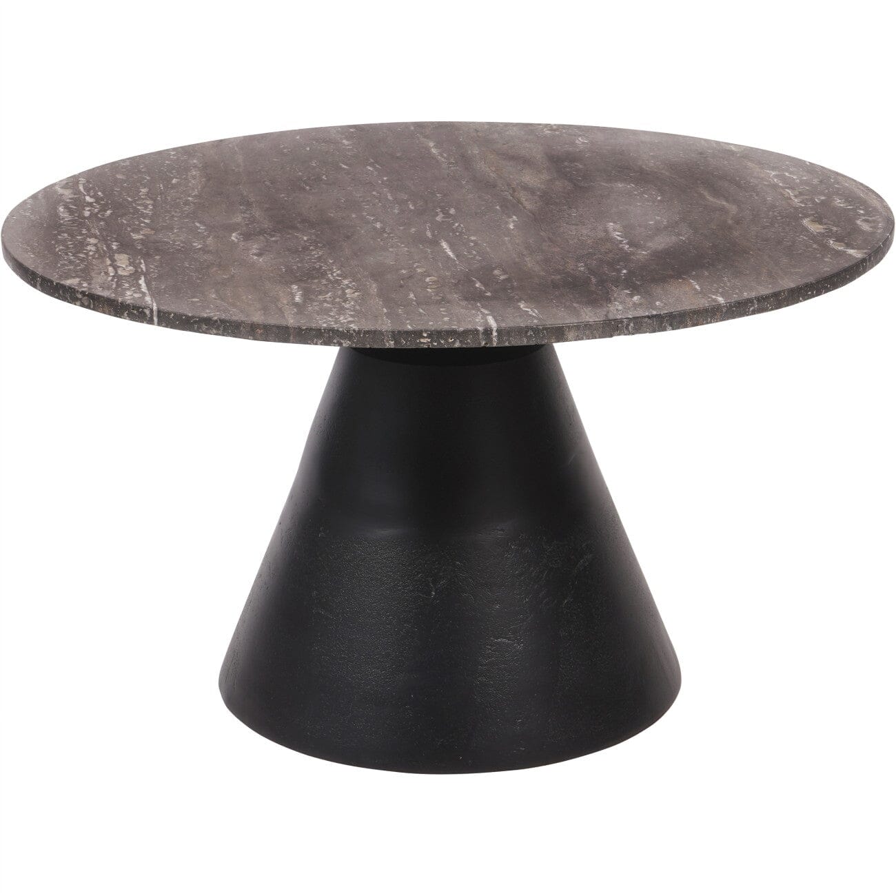 Valiona Large Black & Marble Coffee Table Furniture