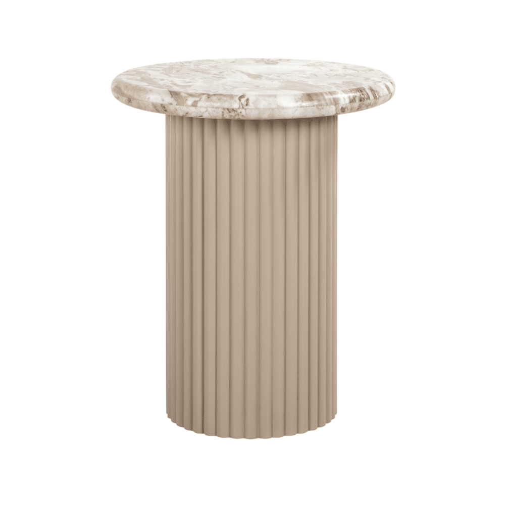 Verinne Marble Top Side Table Furniture