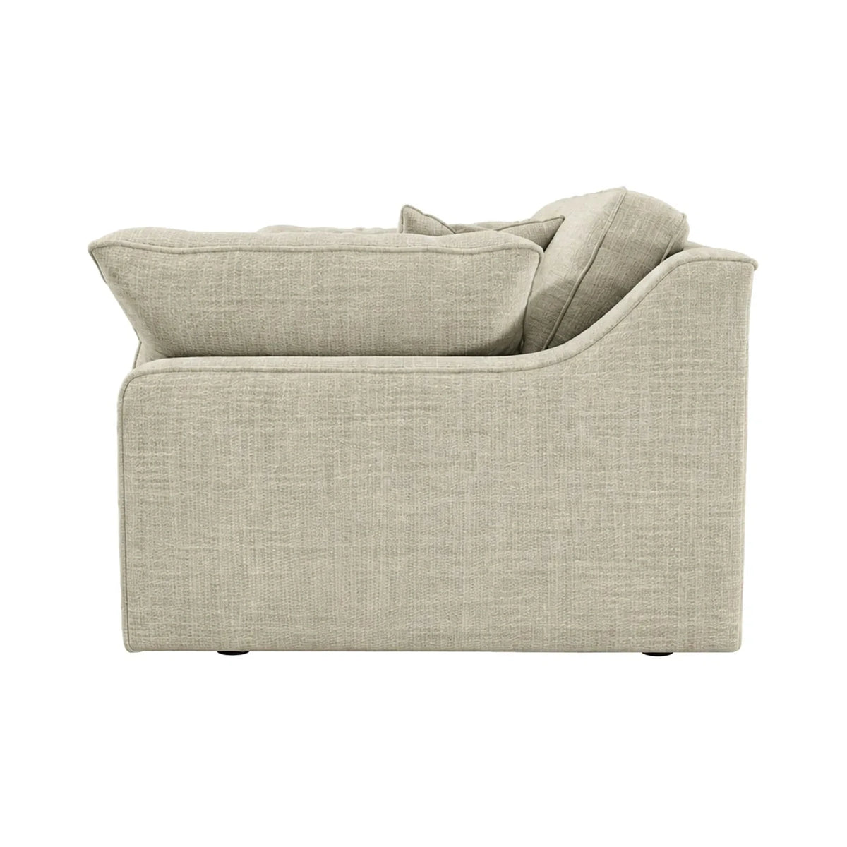 Victoria Beige Textured 4 Seater Sofa Sofa
