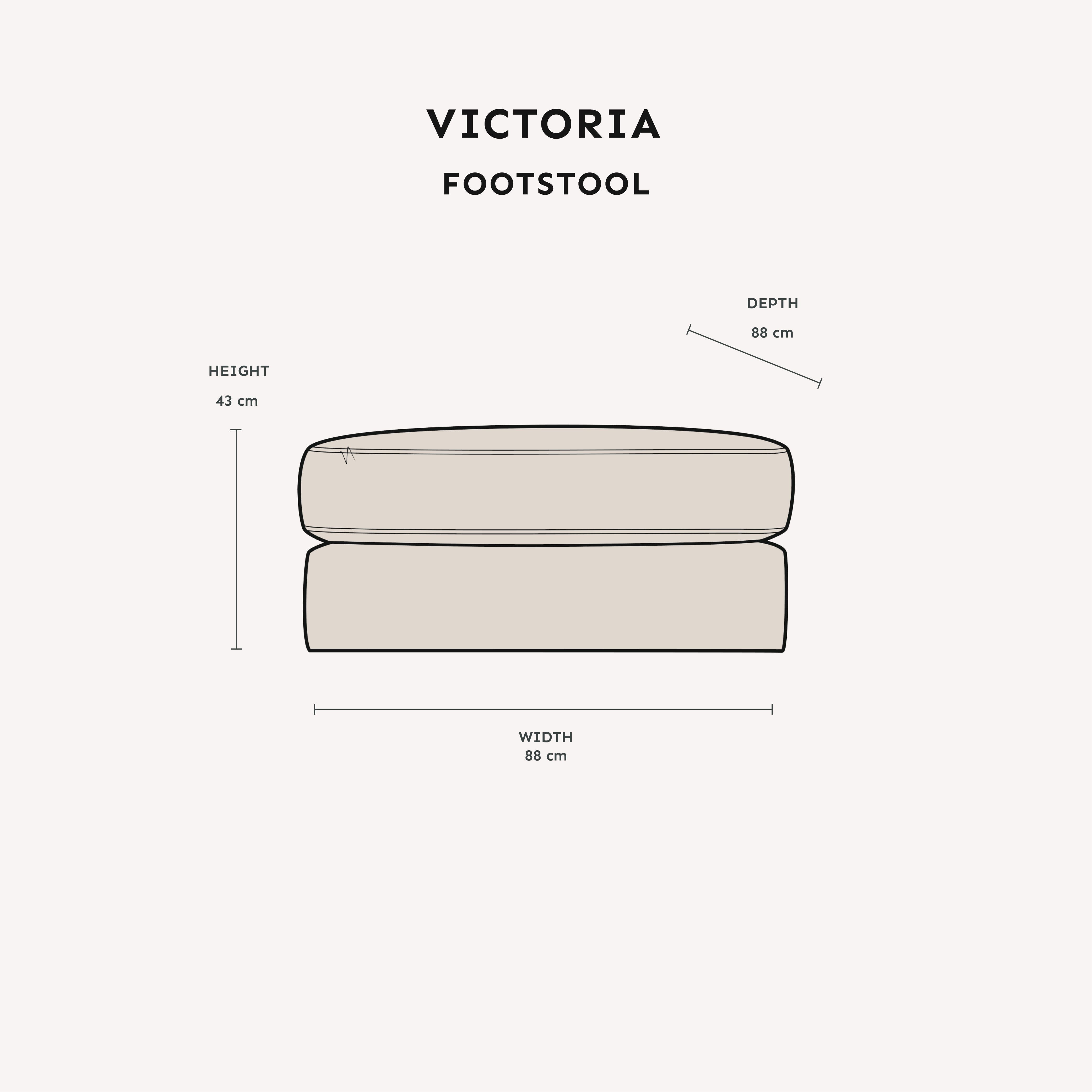 Victoria Cream Velvet Pillow Back Sofa Range MTO Sofa