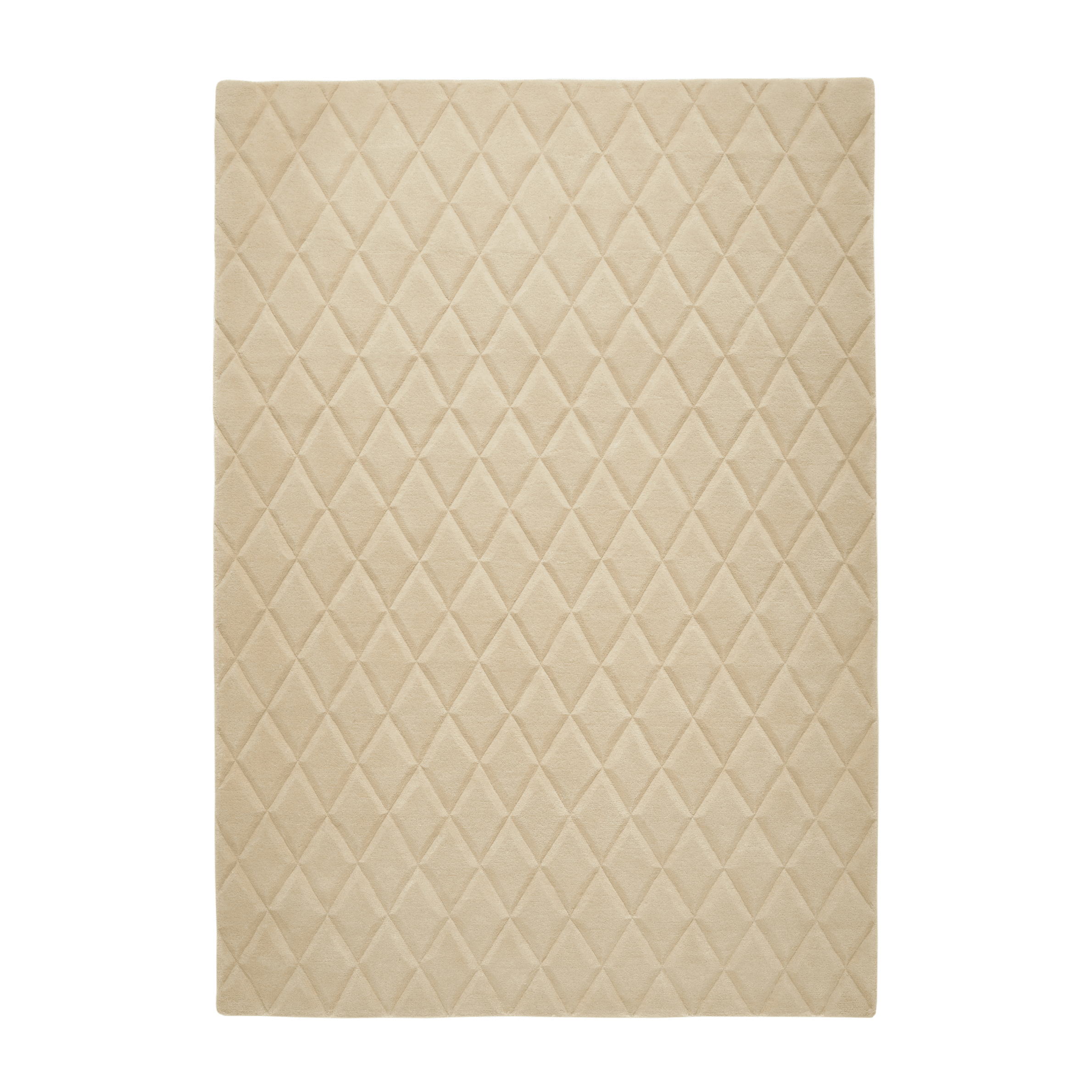 Virelle Beige Quilted Rug