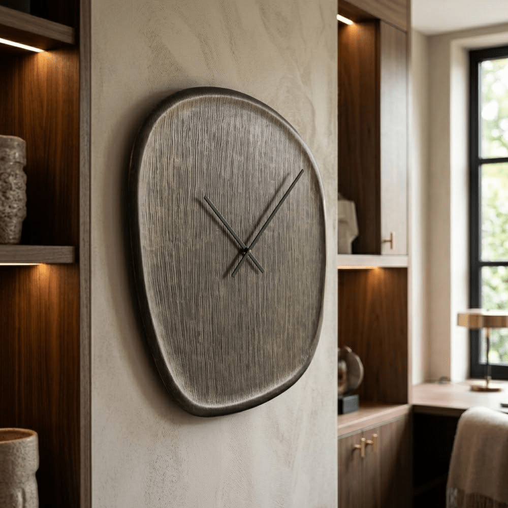 Vitale Bronze Abstract Wall Clock Accessories