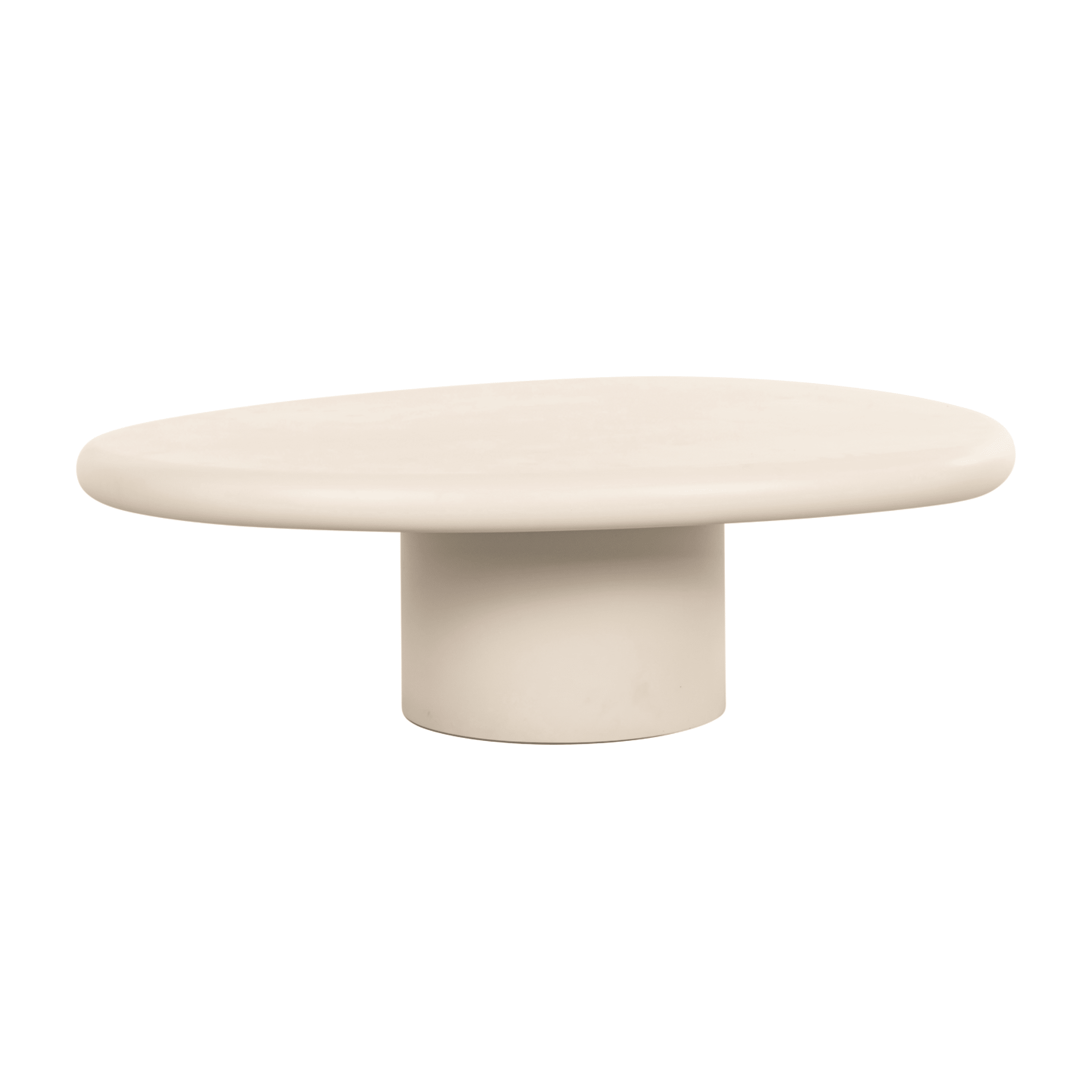 Wellington Beige Oval Coffee Table Furniture