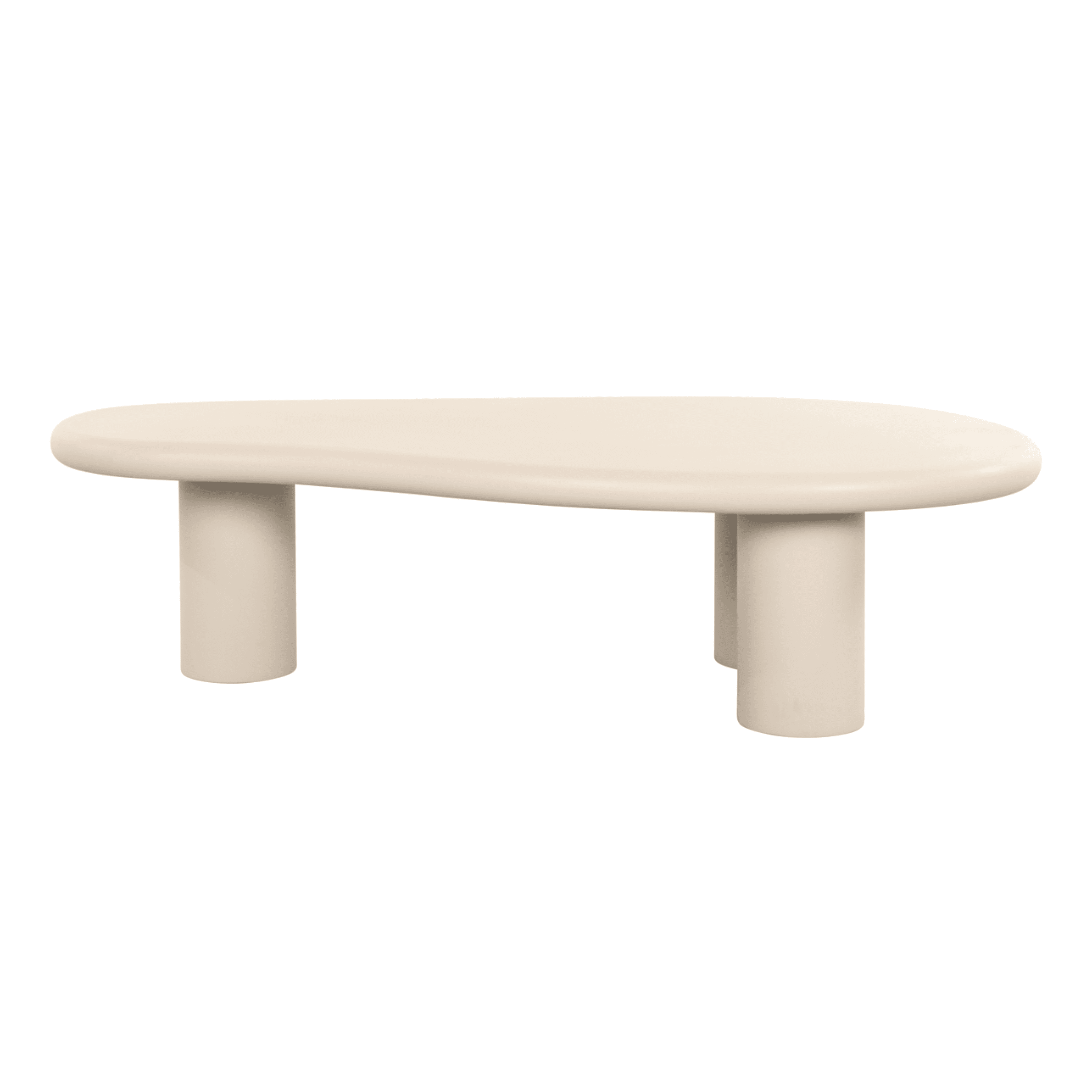 Wellington Beige Puddle Abstract Coffee Table Furniture