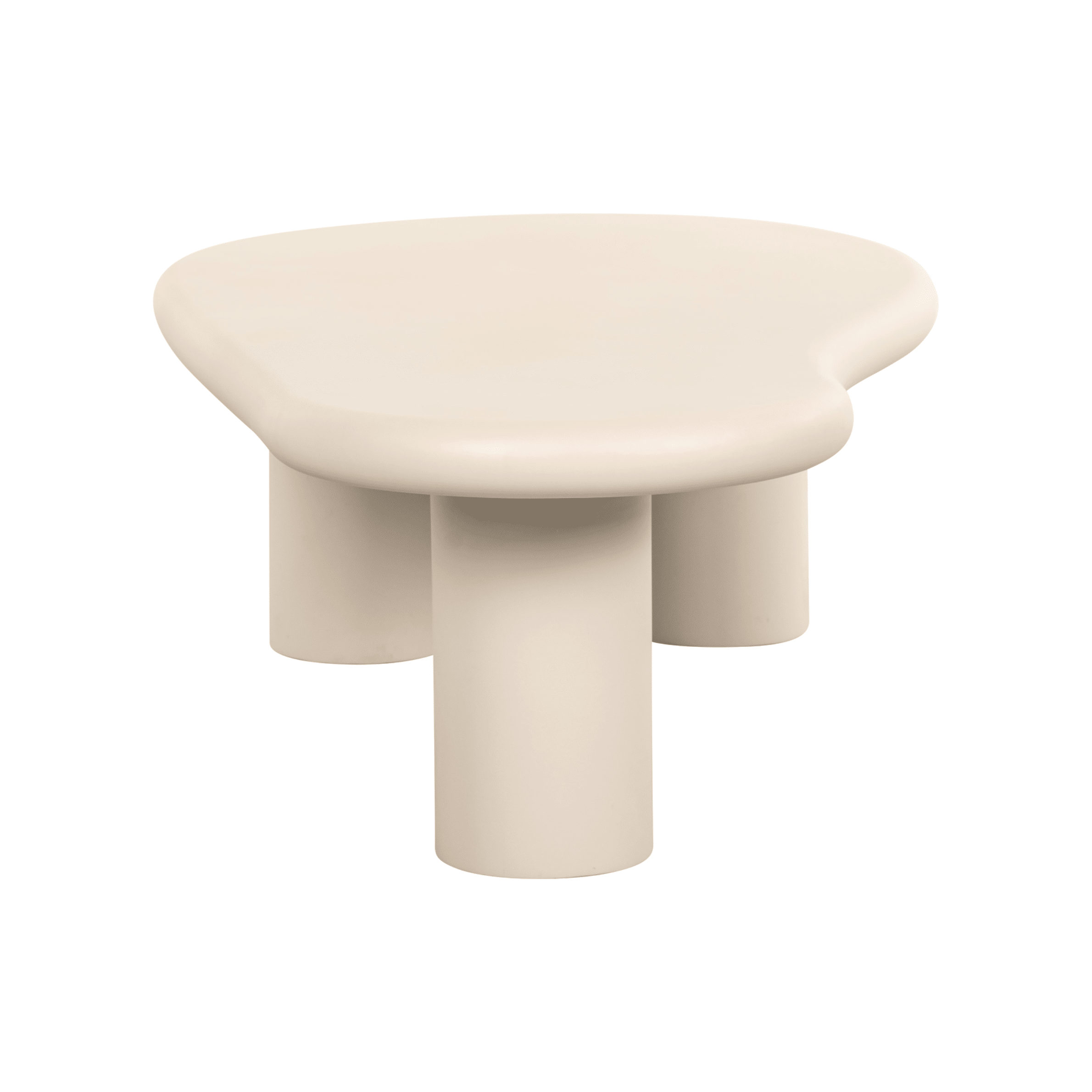 Wellington Beige Puddle Abstract Coffee Table Furniture