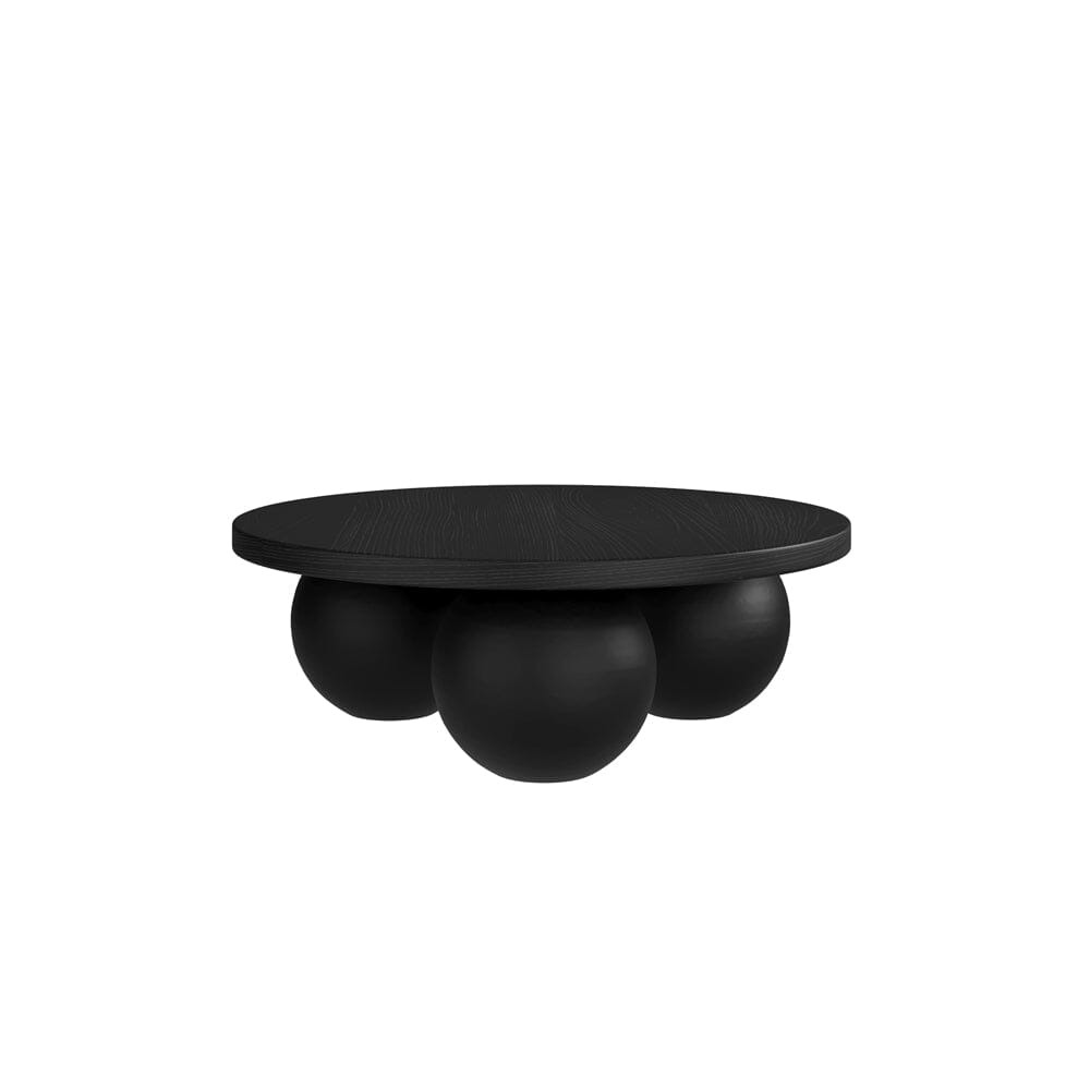 Westminster Matte Black Round Coffee Table Furniture