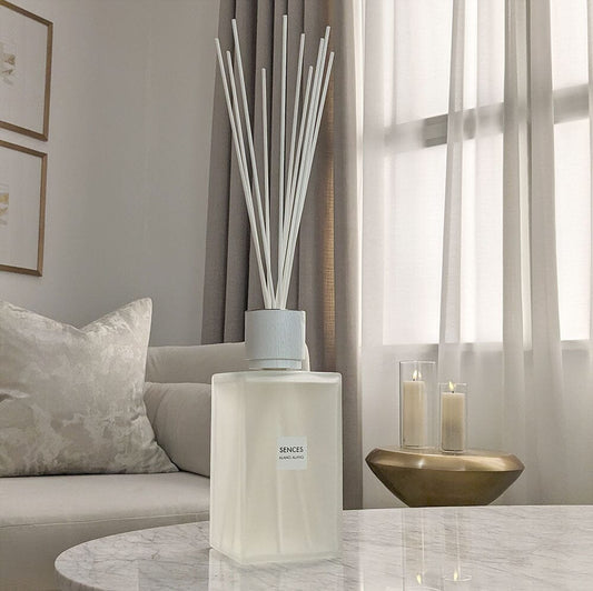 White Alang Alang XL Statement Reed Diffuser Accessories
