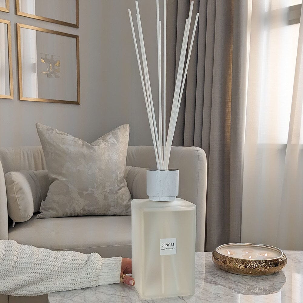 White Alang Alang XL Statement Reed Diffuser Accessories