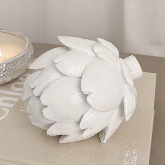 White Decorative Artichoke Ornament Accessories