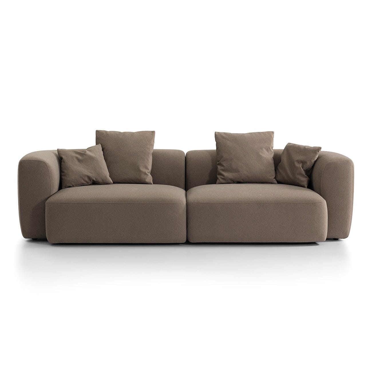 Willow Truffle Velvet Large 2 Seater Sofa Sofa