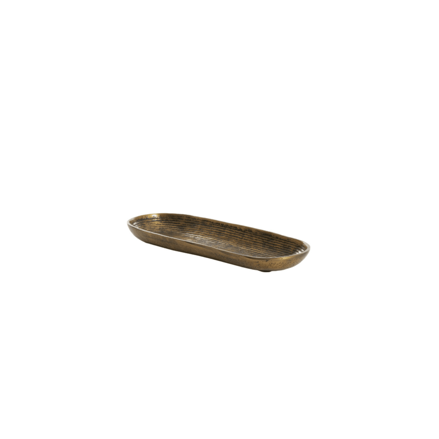 Zari Large Antique Bronze Decorative Metal Dish Accessories