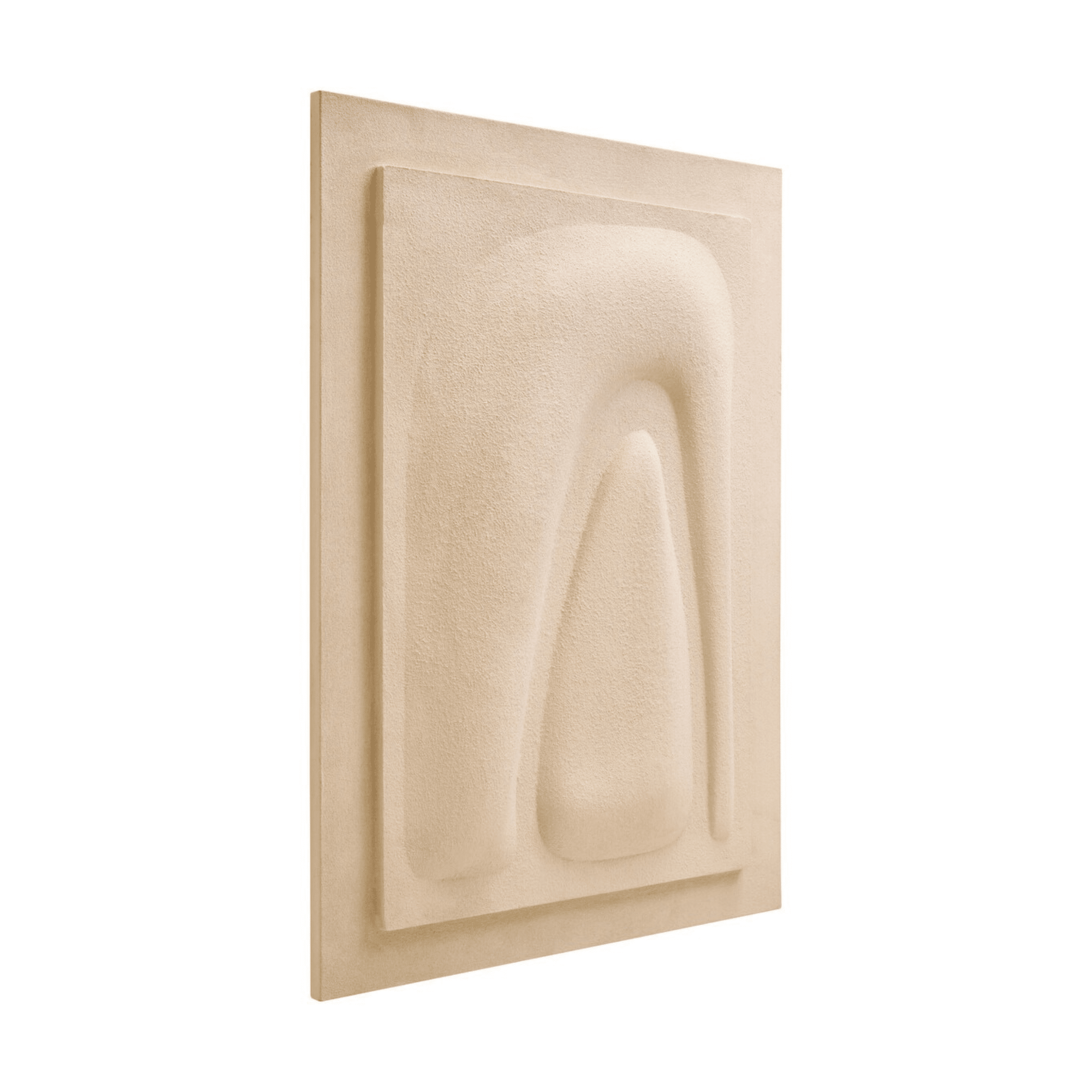 Zelah Cream Textured 3D Wall Art Accessories