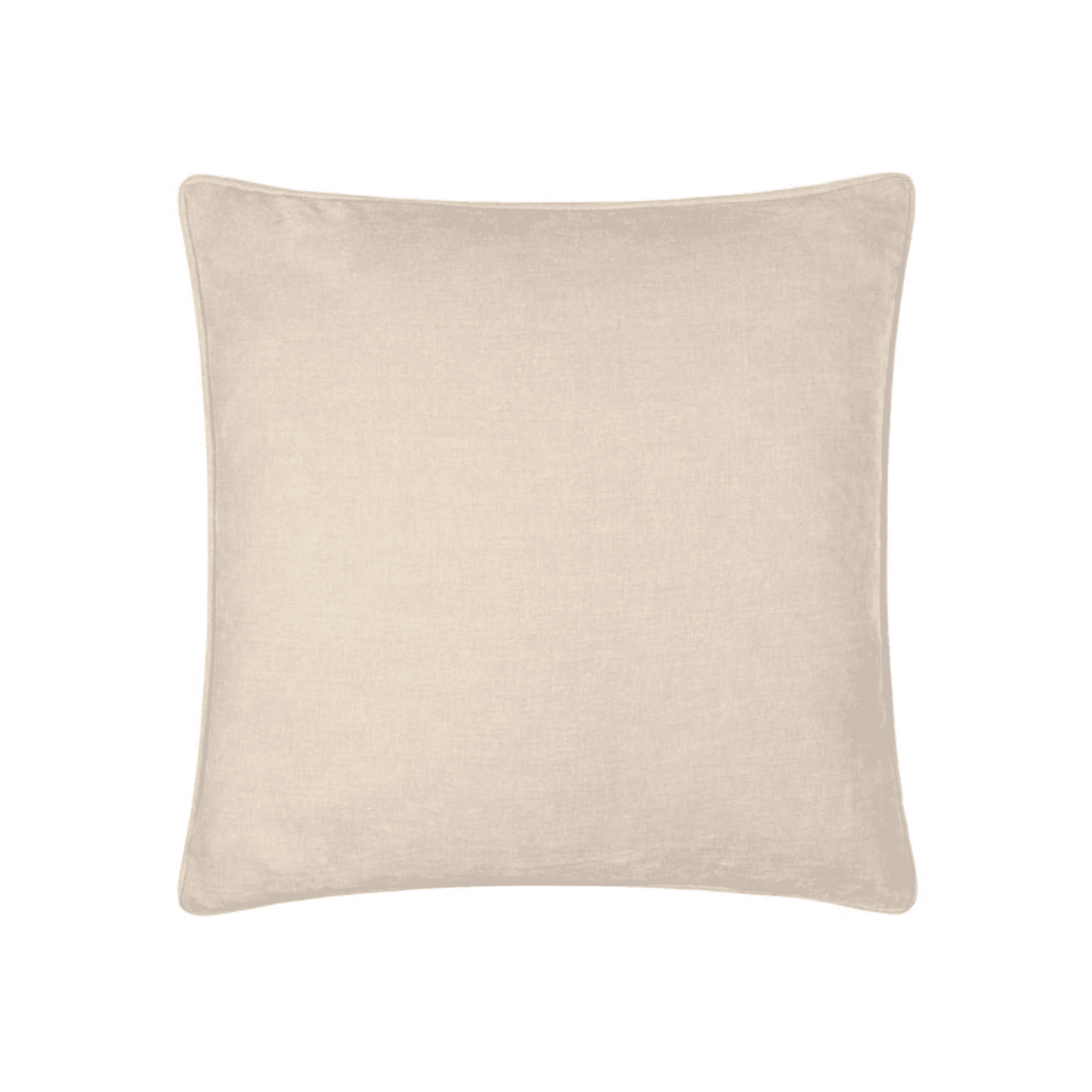 Zephyr Cream Heavy Chenille Velvet Cushion Cover - 50x50cm Textiles