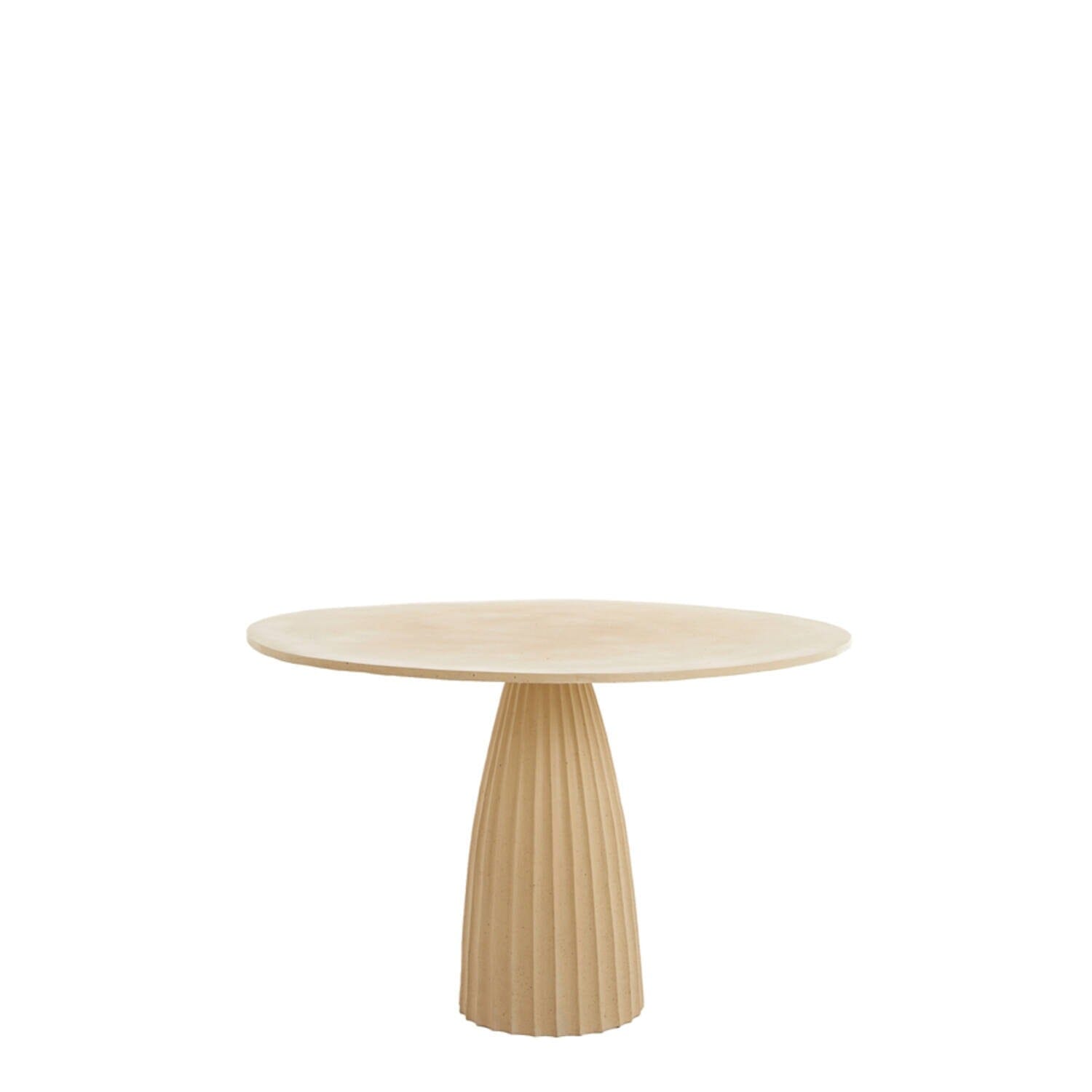 Zuzana Beige Round Dining Table Furniture